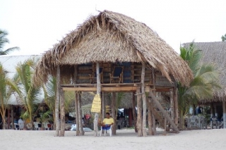 Cabanas na praia 